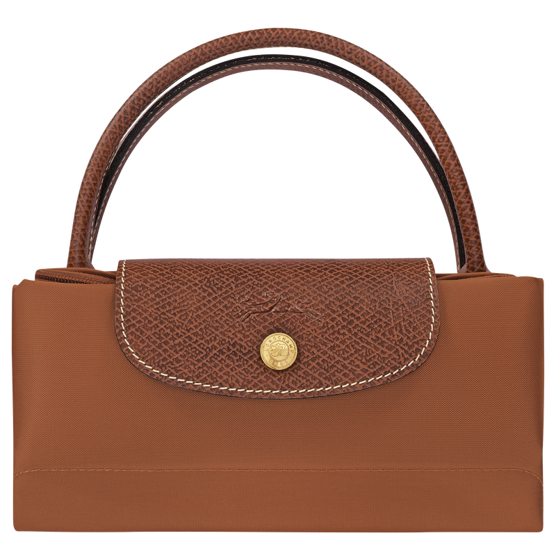 Le Pliage Original S Handbag Cognac - Recycled canvas