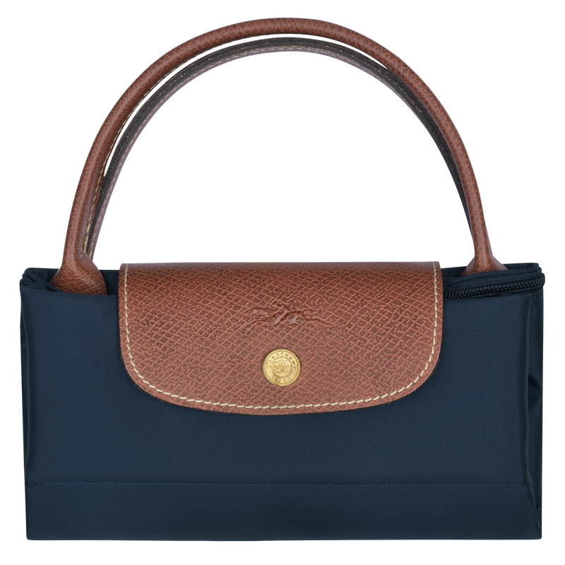 Le Pliage Original S Handbag Navy - Recycled canvas